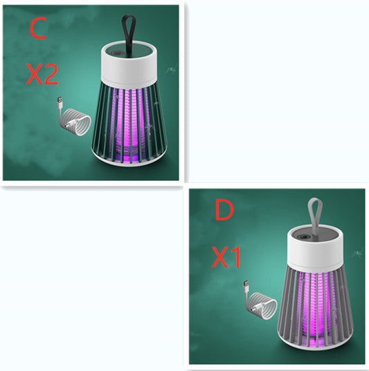 Anti Mosquitoes Portable Electric Mosquito Killer Lamp USB Insect Killer LED Mosquito Trap Bug Zapper Repellent