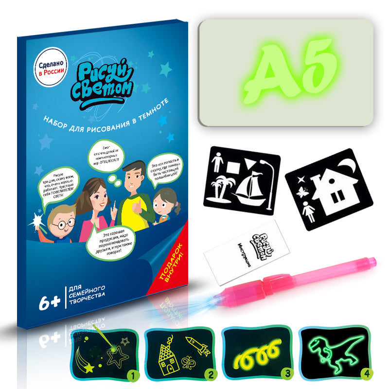 Magisches Leuchtbrett – Kreativ zeichnen mit Licht für Kinder