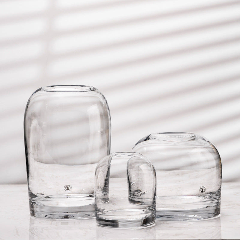 Simple Vase Creative Glass Living Room Dining Table Home Vase Vase