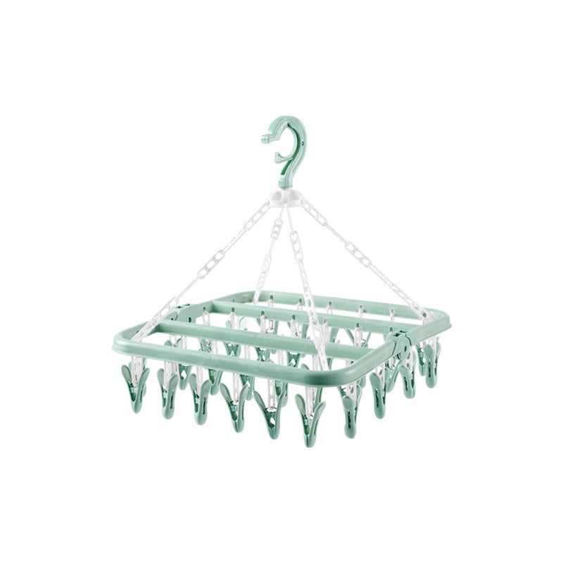 Windproof Clothes Hanger Household Plastic Multifunctional Clip