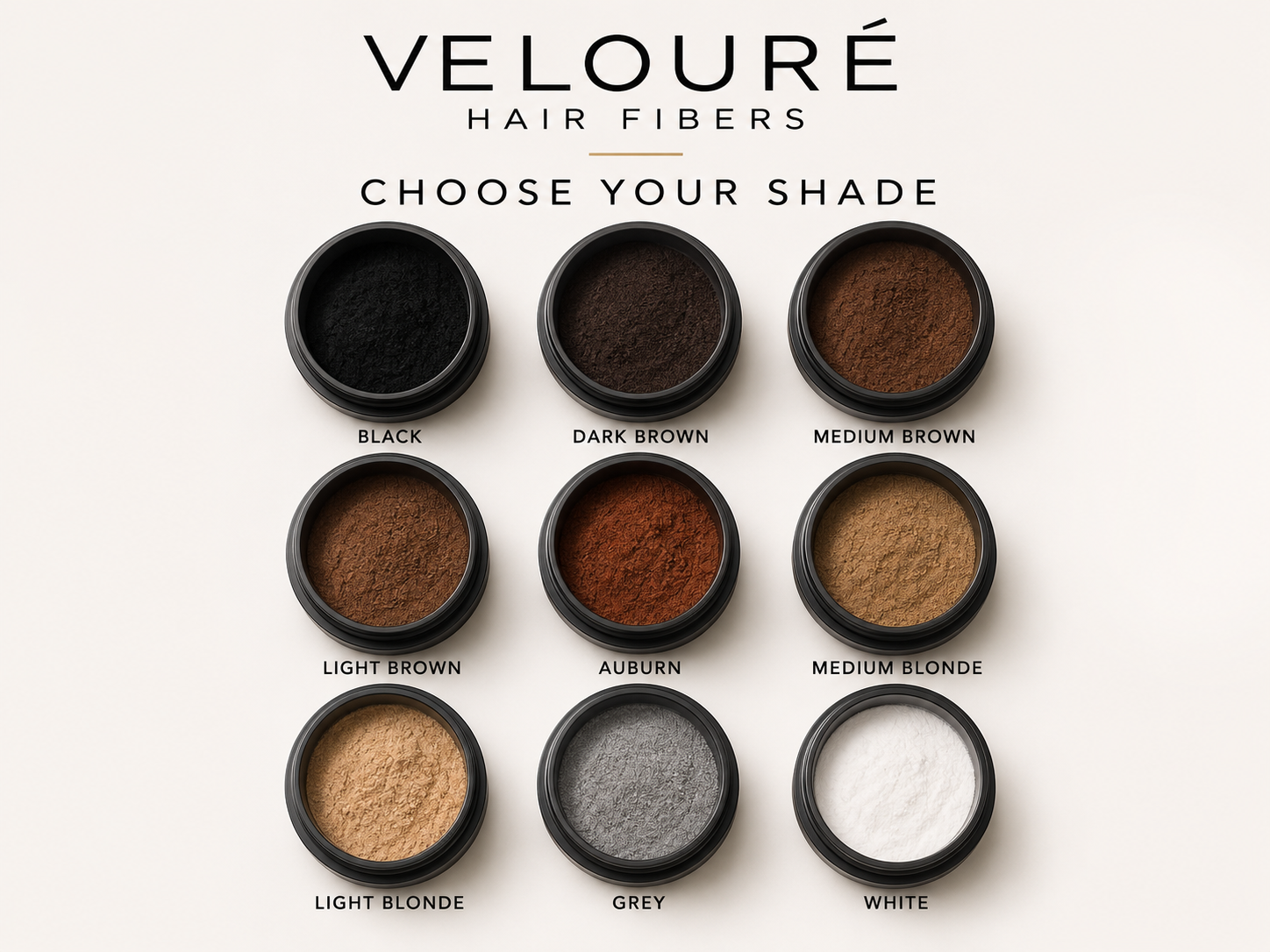 VELOURÉ Hair Fibers – Natürlich voller wirkendes Haar