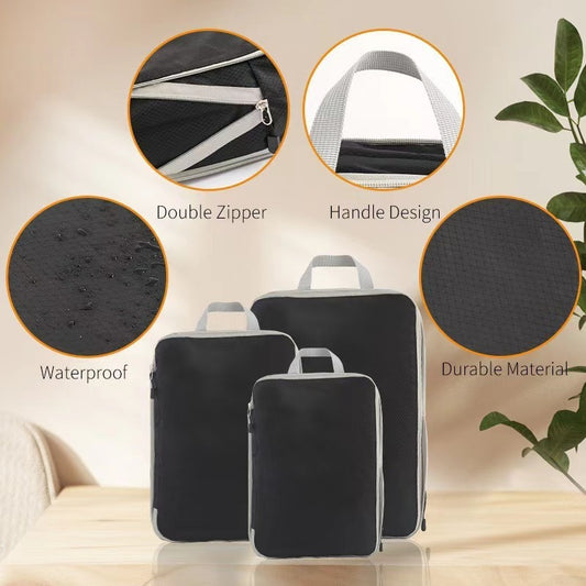 Compression Three-piece Set Luggage Storage Bag