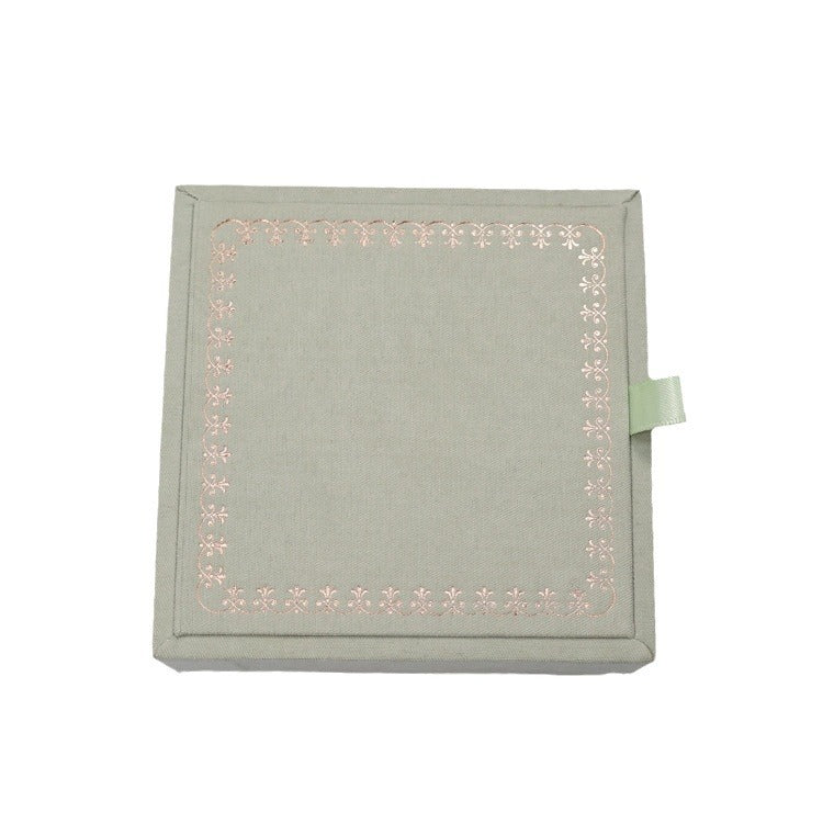 High-grade Mint Green Wooden Jewelry Box