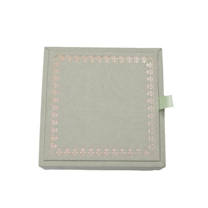 High-grade Mint Green Wooden Jewelry Box