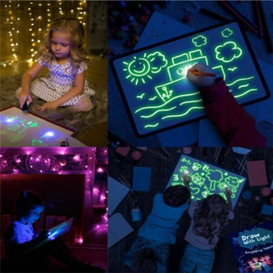 Magisches Leuchtbrett – Kreativ zeichnen mit Licht für Kinder